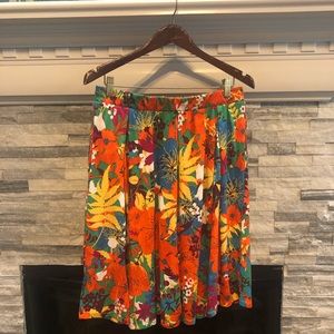Bright Floral Large LuLaRoe Madison Skirt